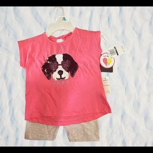 DKNY Girls Shorts Set
